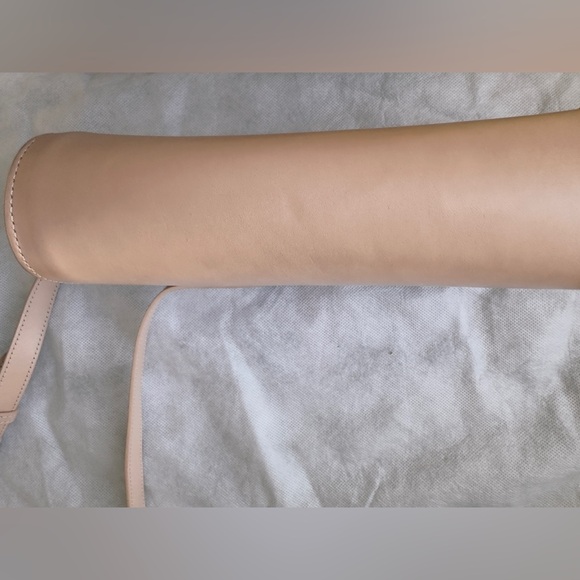 VGUC A.P.C. Greenwich Leather Crossbody Shoulder Bag in Pale Pink - Picture 5 of 16